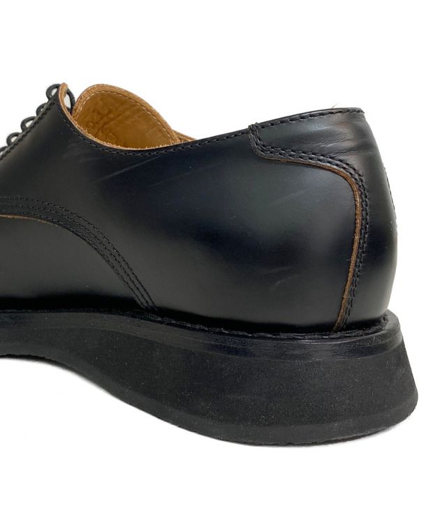 JIL SANDER ジルサンダー ブラック ドレスシューズ JIL SANDER (ジルサンダー) スクエアダービー 厚底レザー