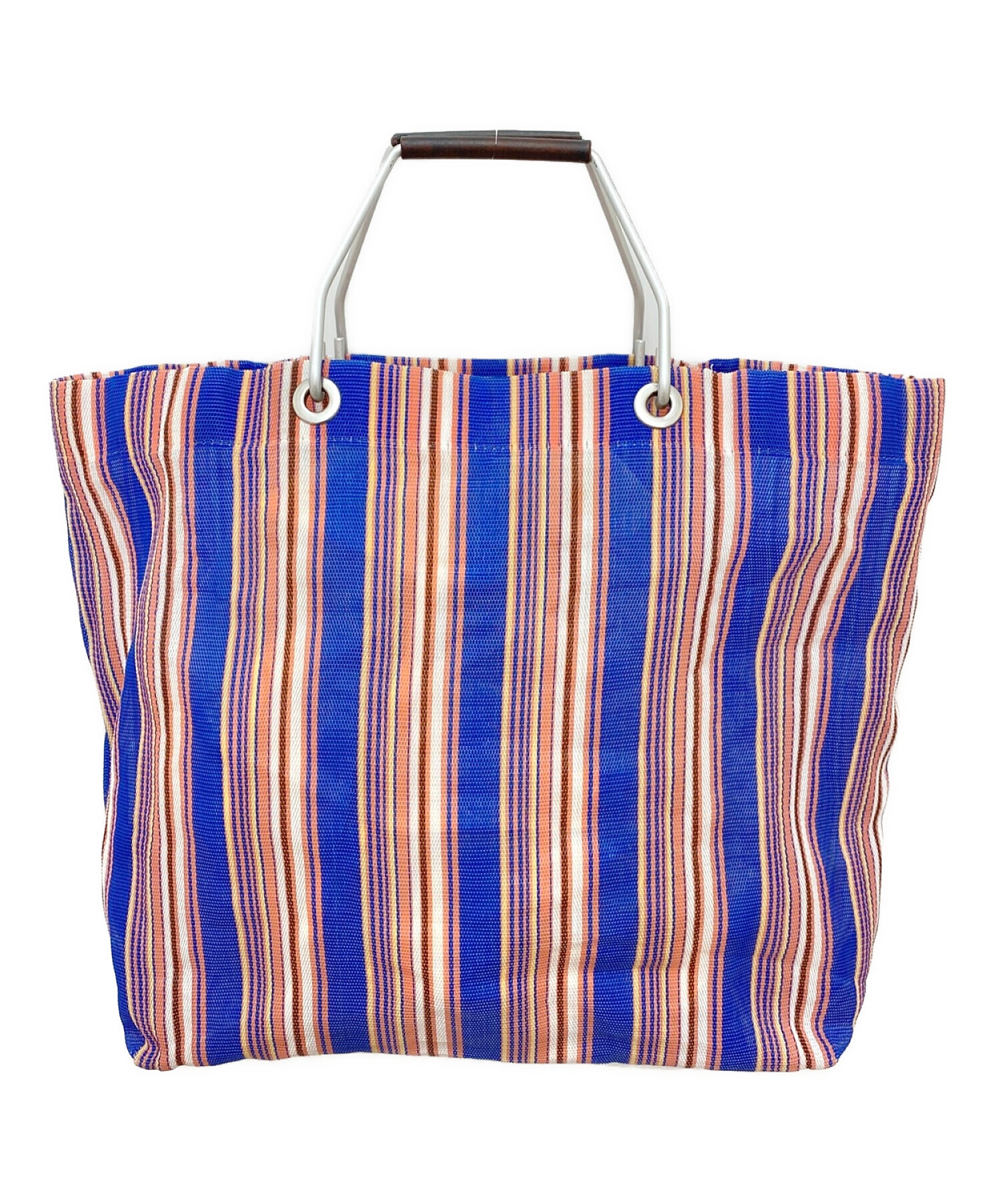 中古・古着通販】MARNI (マルニ) マーケットトートバッグ ブルー 
