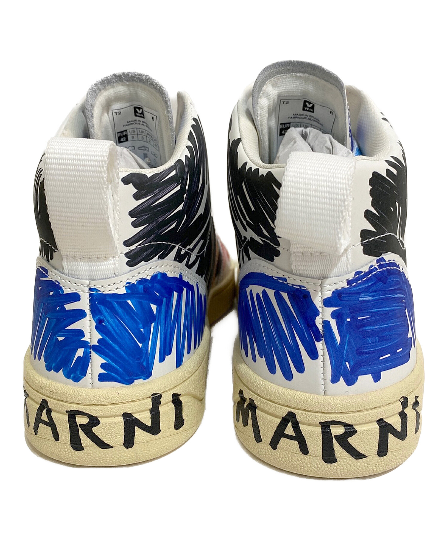 中古・古着通販】MARNI (マルニ) HIGH TOP V-15 マルチカラー サイズ