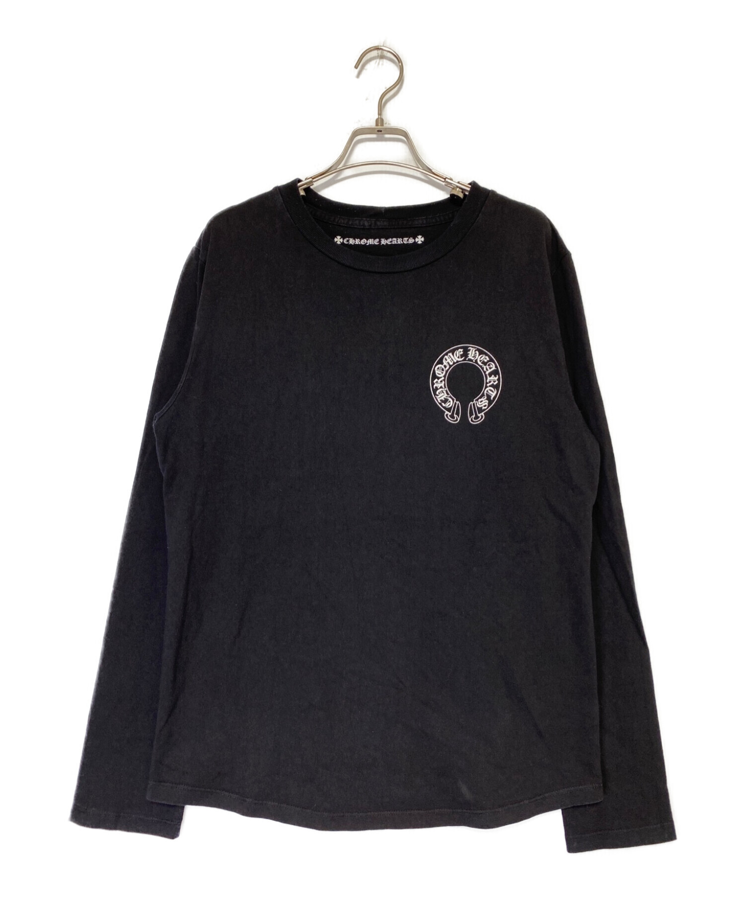 Chrome Hearts ブラック 長袖Tシャツ 中古・古着通販】CHROME HEARTS (クロムハーツ) 長袖Tシャツ ブラック