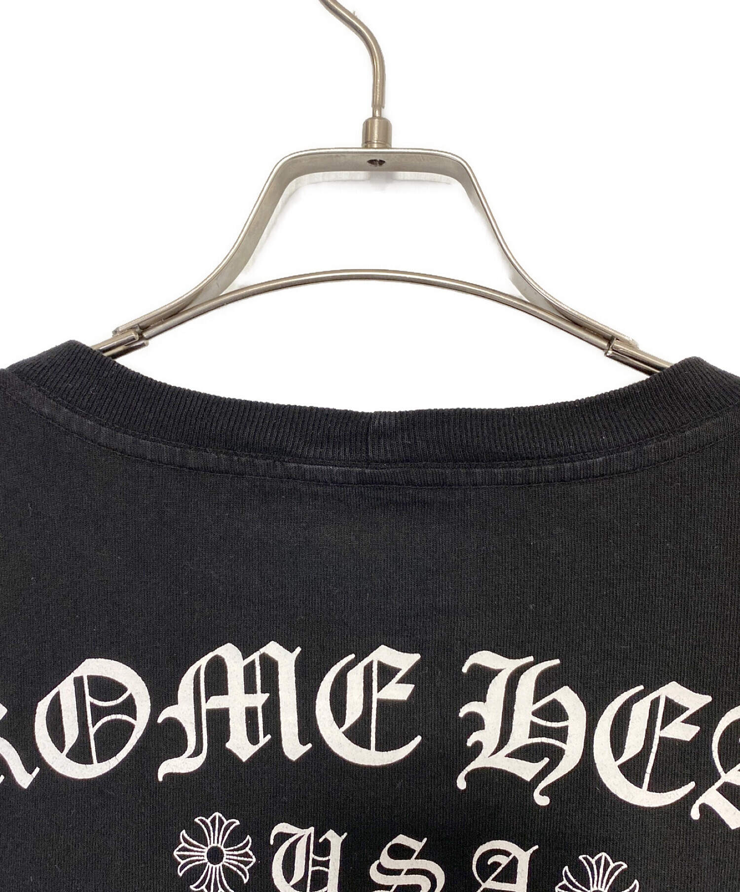 中古・古着通販】CHROME HEARTS (クロムハーツ) 長袖Tシャツ ブラック