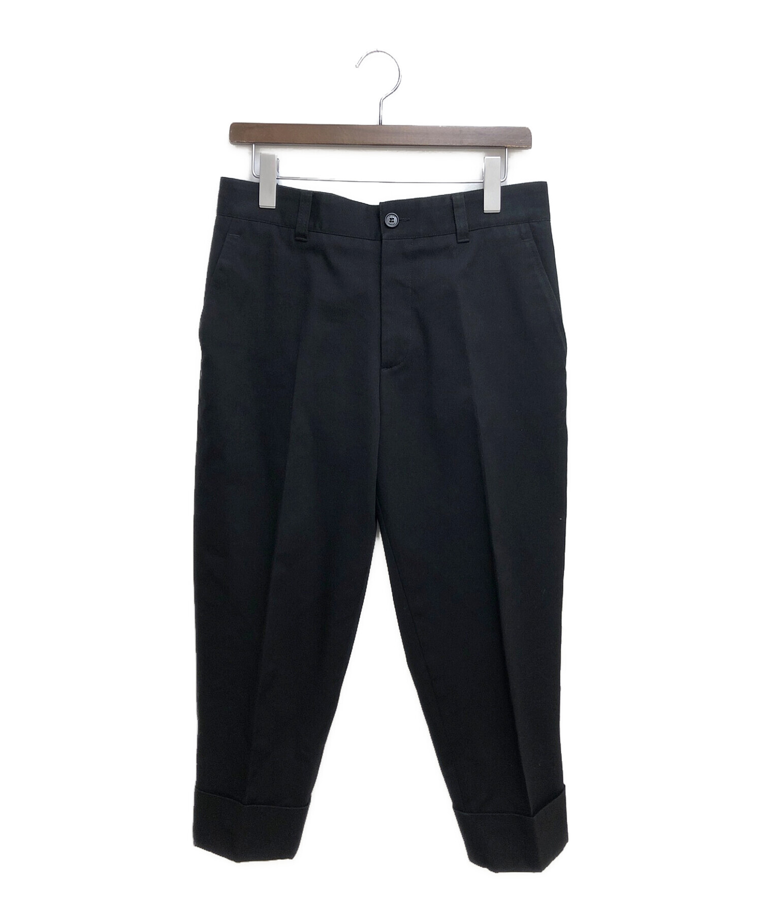 【正規品】 Christian Dior チノパンツ 中古・古着通販】Dior (ディオール) チノパンツ ブラック サイズ:48