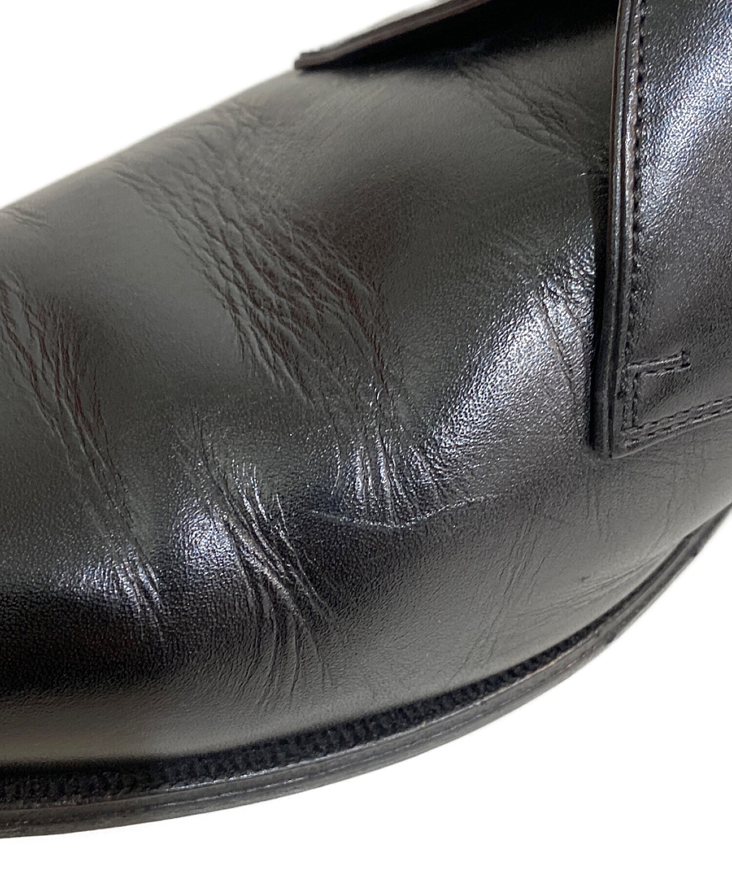 CELINE レザーシューズ 中古・古着通販】CELINE (セリーヌ) レザーシューズ ブラック サイズ