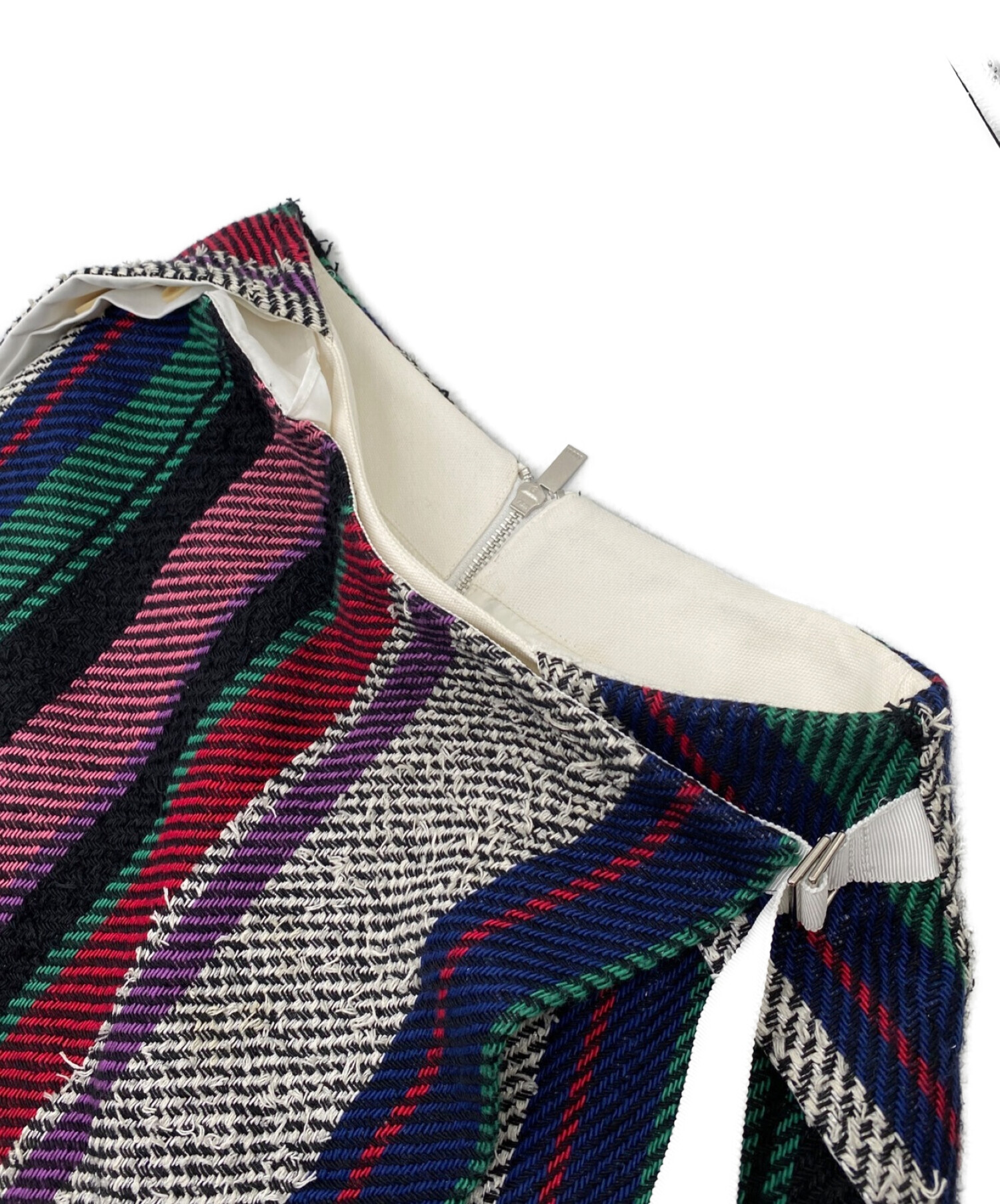 中古・古着通販】sacai (サカイ) ツイードスカート マルチカラー