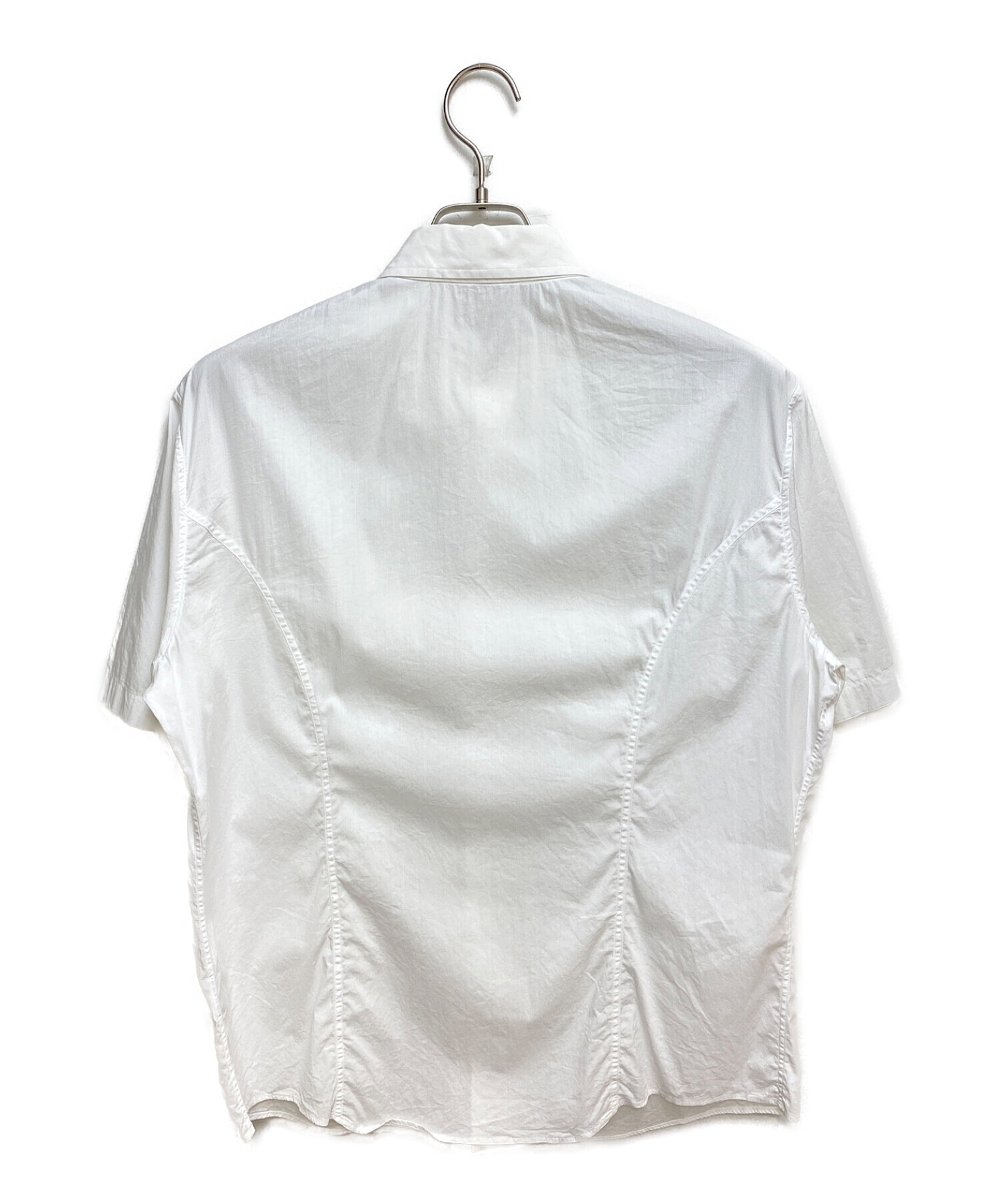 中古・古着通販】HERMES (エルメス) 半袖シャツ ホワイト サイズ:41/16