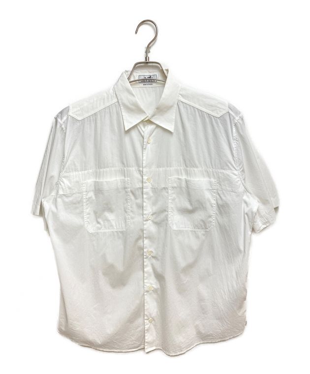 中古・古着通販】HERMES (エルメス) 半袖シャツ ホワイト サイズ:41/16
