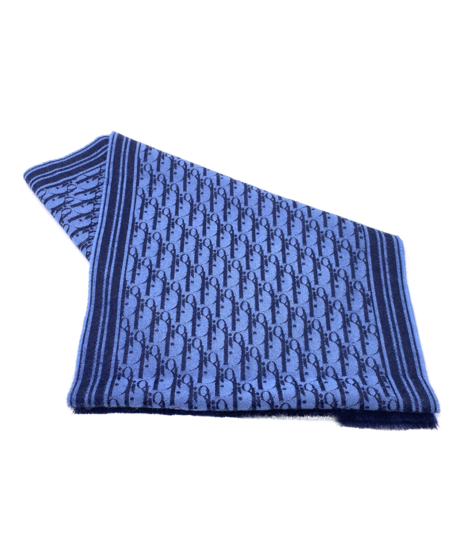 中古・古着通販】Dior (ディオール) DIOR OBLIQUE SCARF ネイビー