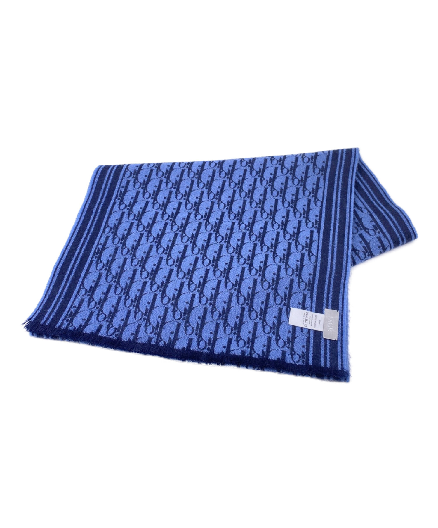 中古・古着通販】Dior (ディオール) DIOR OBLIQUE SCARF ネイビー