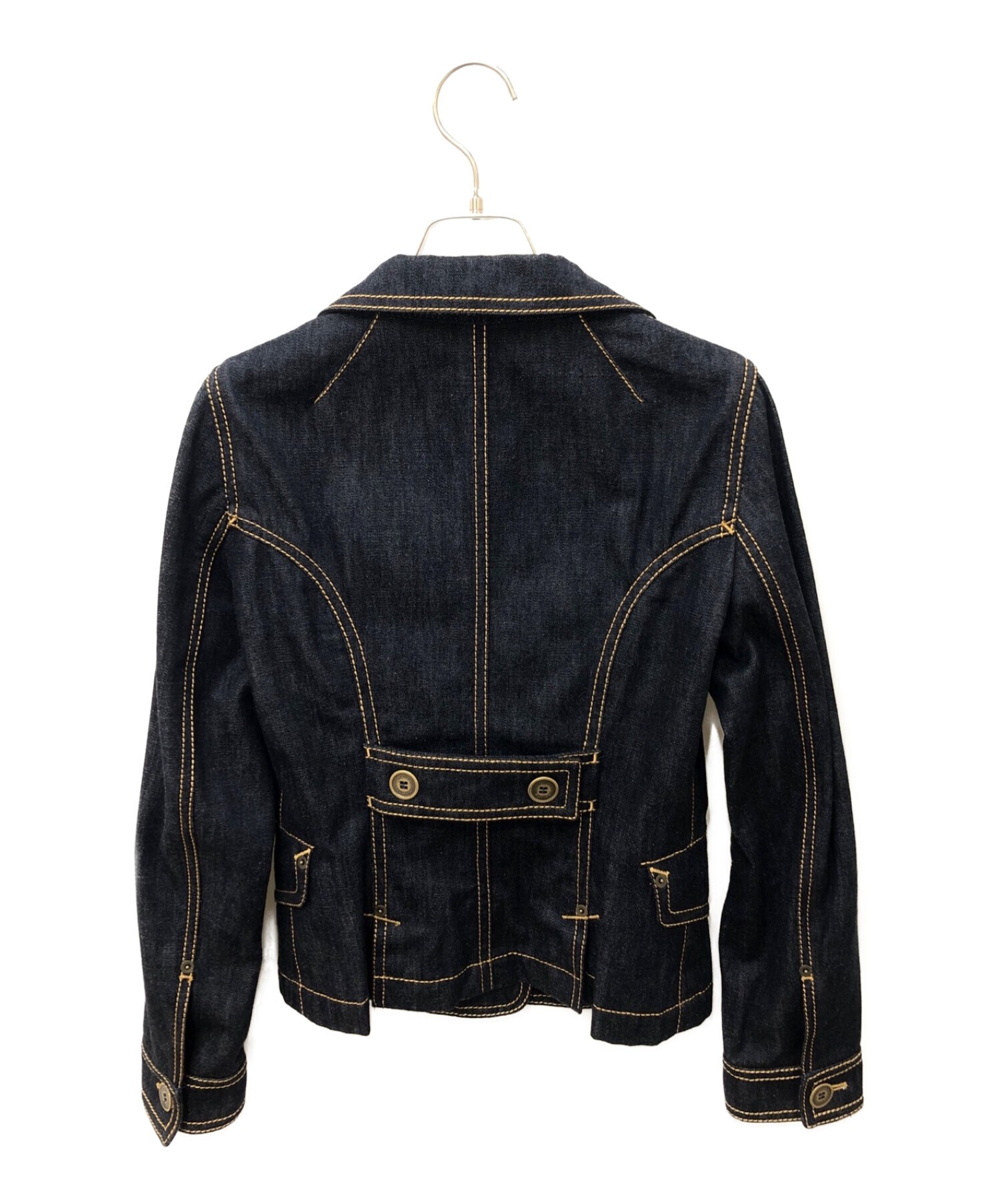 正規品　ルイヴィトン　ステッチ　デニムジャケット 中古・古着通販】LOUIS VUITTON (ルイ ヴィトン) ステッチデニム