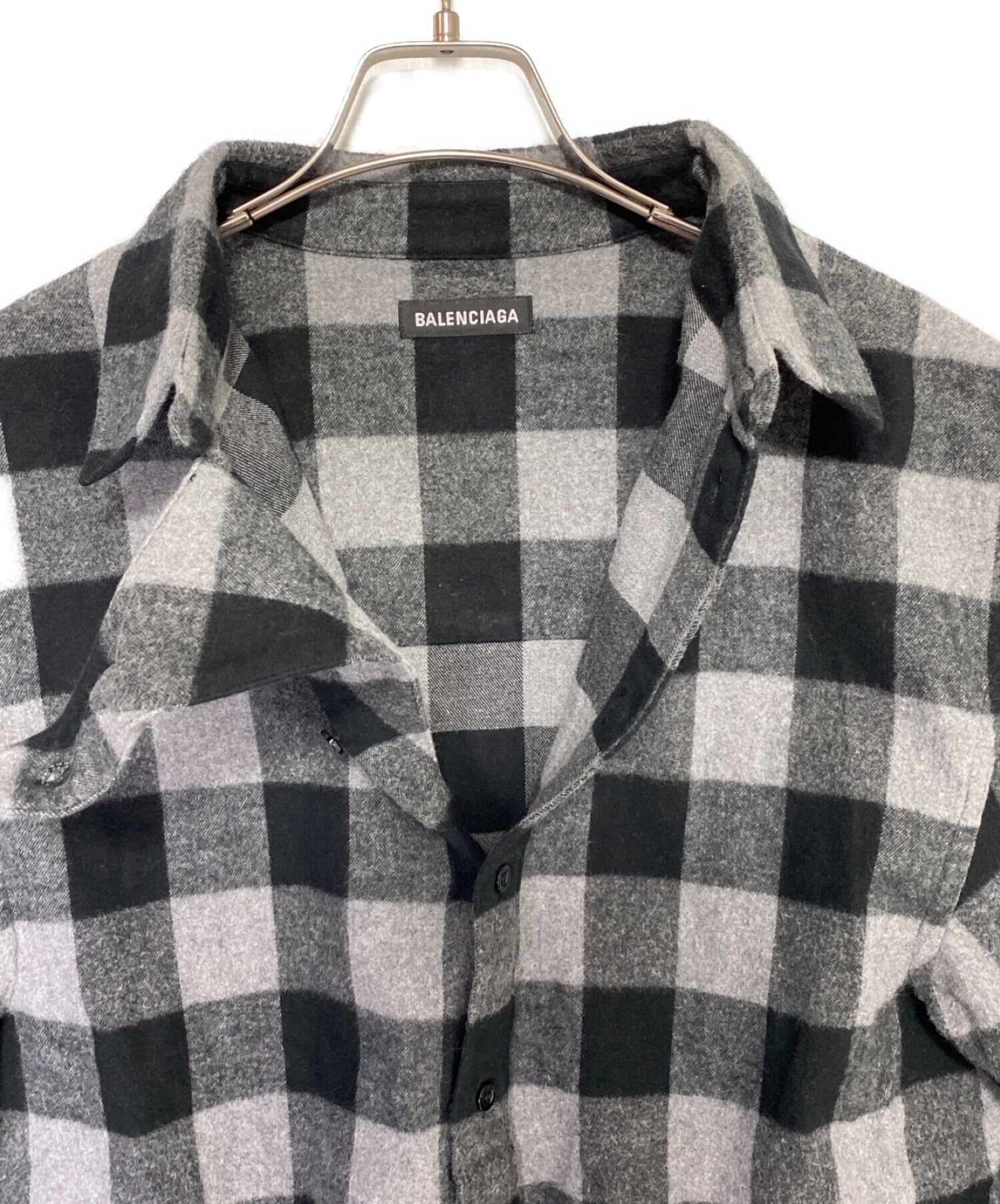 中古・古着通販】BALENCIAGA (バレンシアガ) チェックシャツ