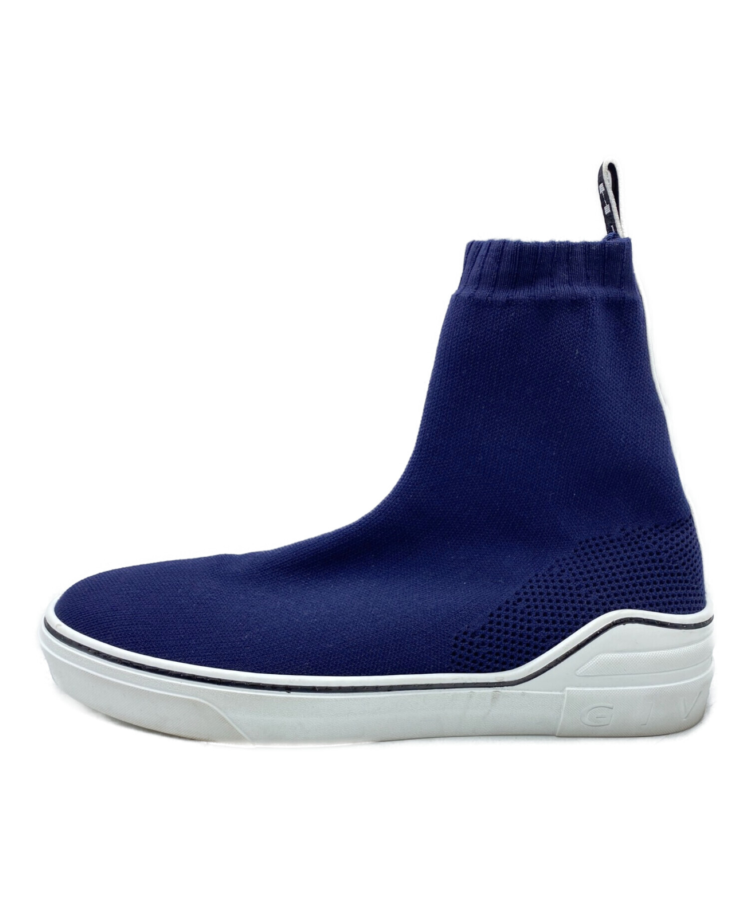中古・古着通販】GIVENCHY (ジバンシィ) ソックススニーカー ネイビー 