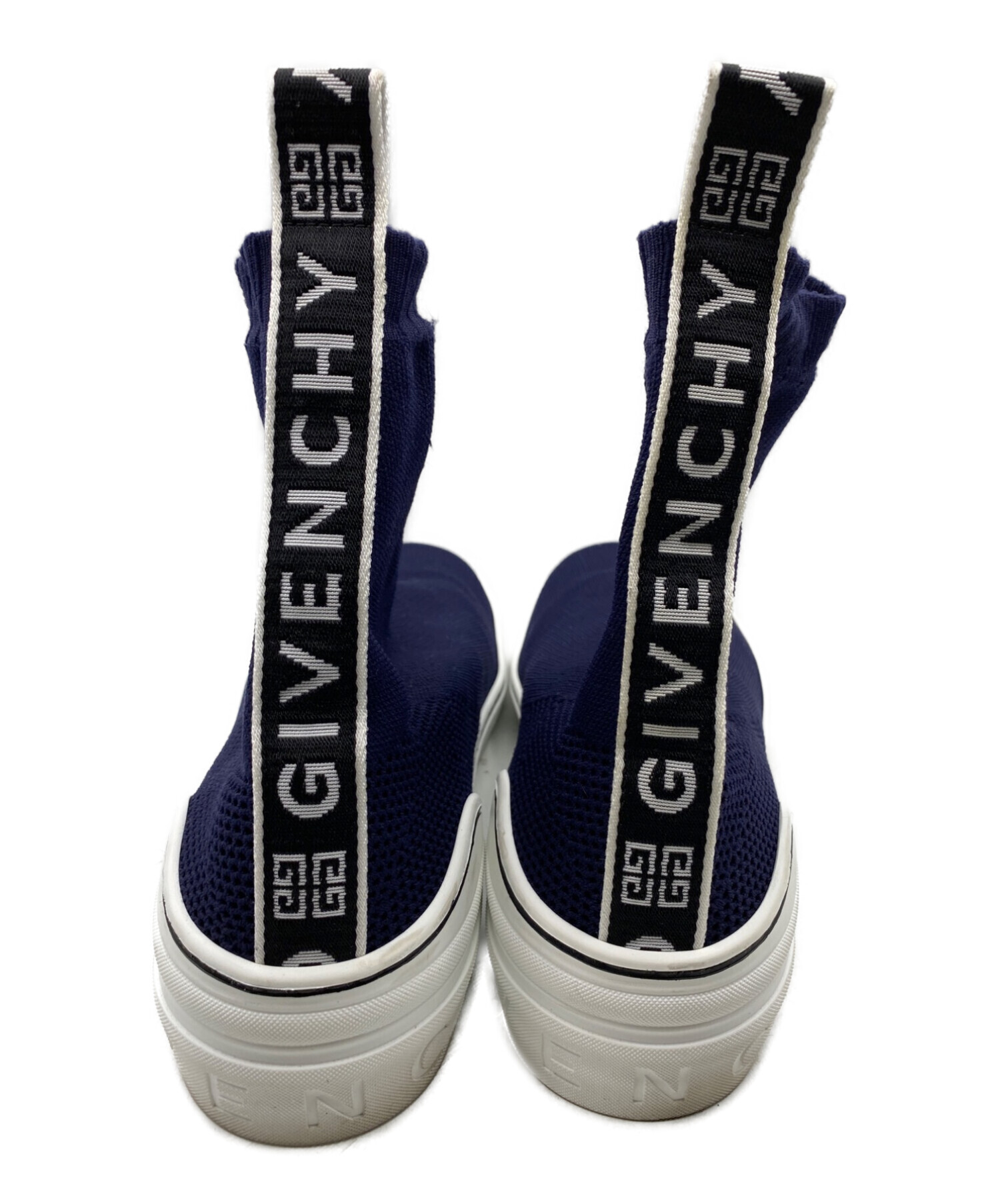 中古・古着通販】GIVENCHY (ジバンシィ) ソックススニーカー ネイビー 