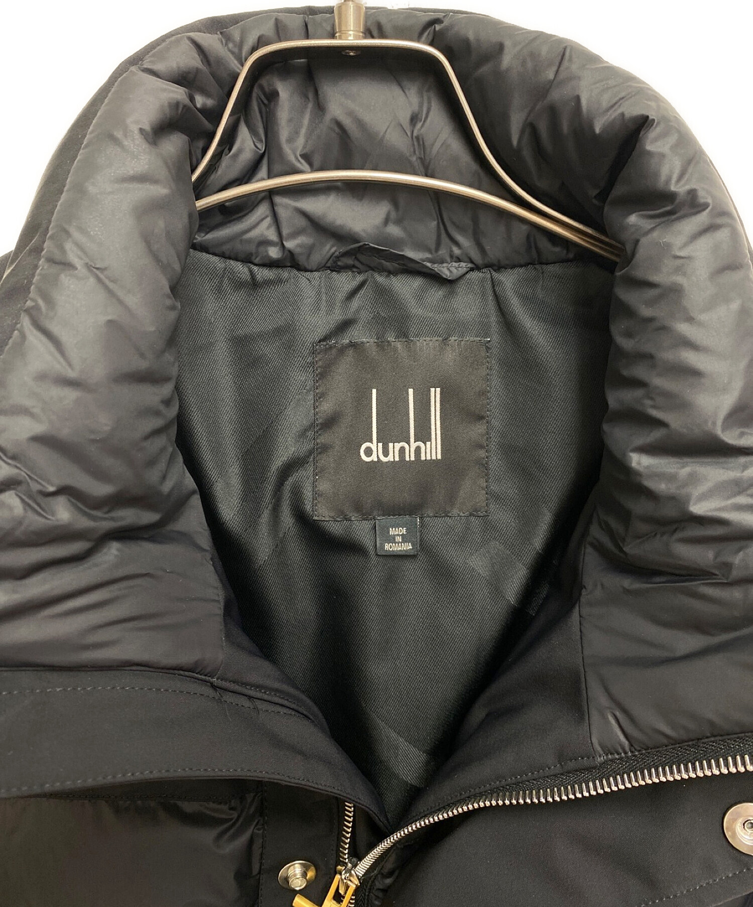 中古・古着通販】dunhill (ダンヒル) ダウンコート ブラック サイズ:S