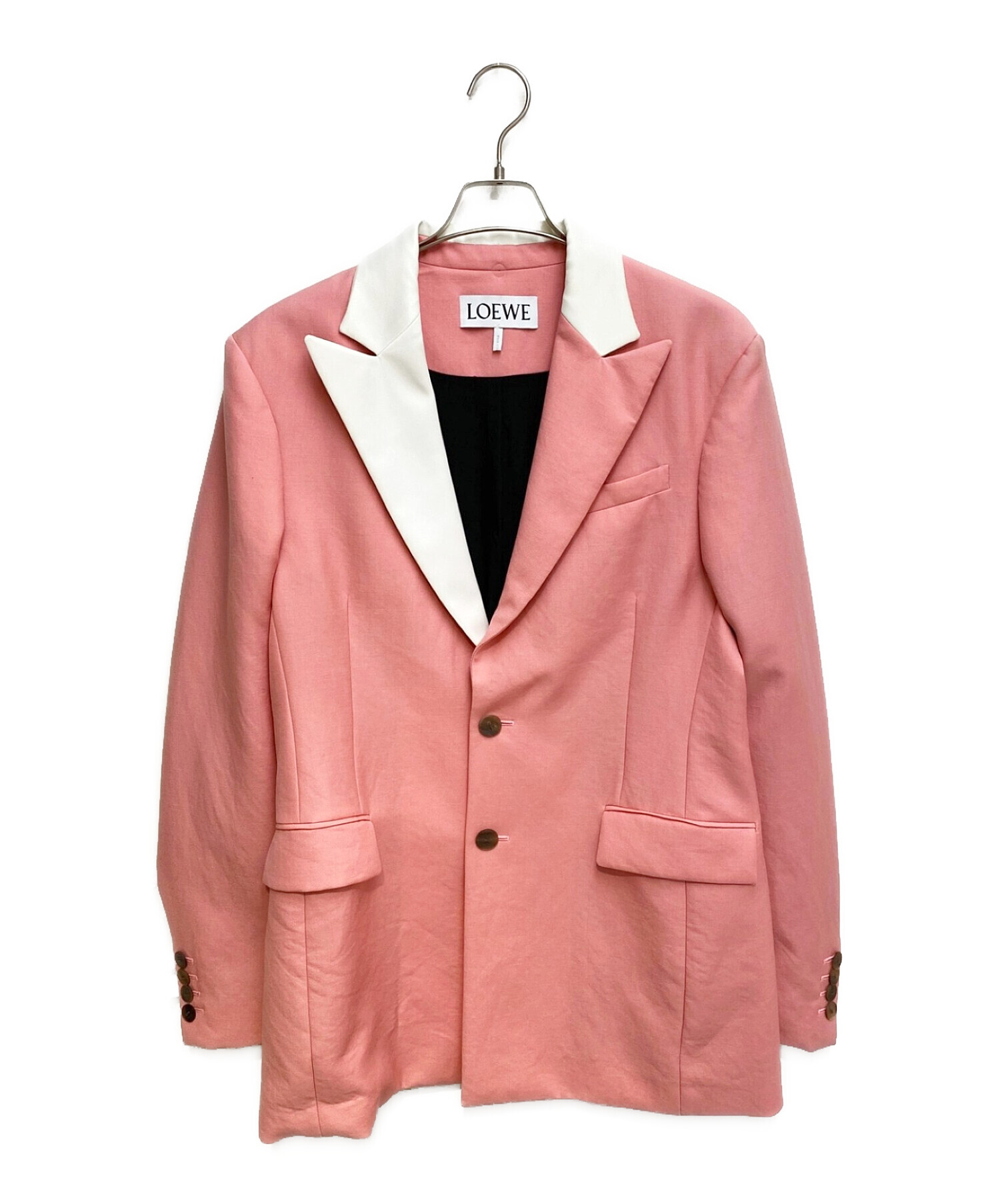 中古・古着通販】LOEWE (ロエベ) ラペル切替ロングジャケット