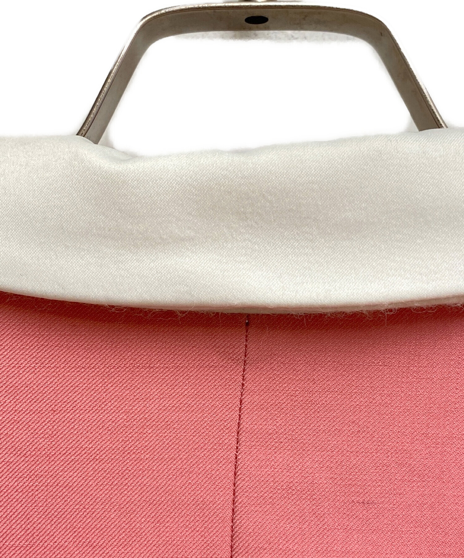 中古・古着通販】LOEWE (ロエベ) ラペル切替ロングジャケット ピンク