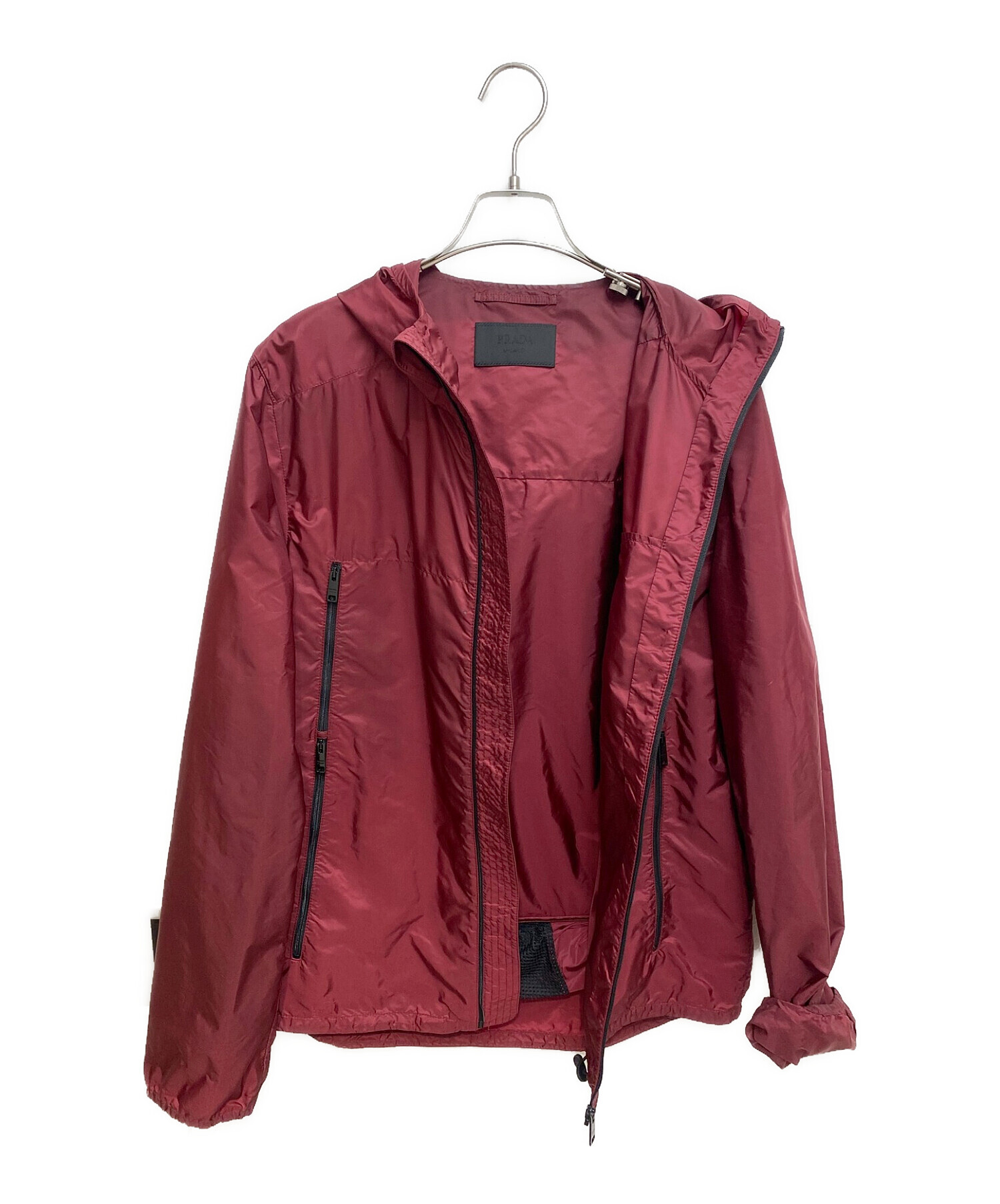 PRADAジャージベージュ/ワインレッド フルジップジャケット PUMA（プーマ） ジャージ 長袖 メンズ トCORE HERITAGE トラック