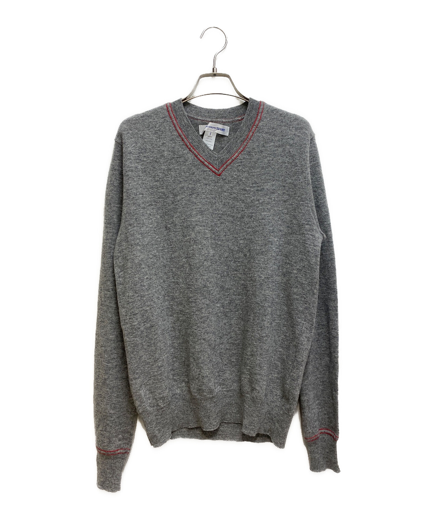 COMME des GARÇONS SHIRT グレー ニット S Comme Des Garçons Shirt