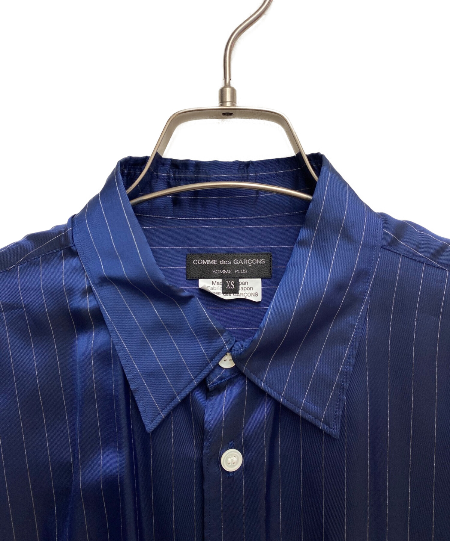 COMME des GARÇONS HOMME PLUS 青色ブラウス COMME des GARÇONS HOMME PLUS 青色ブラウス