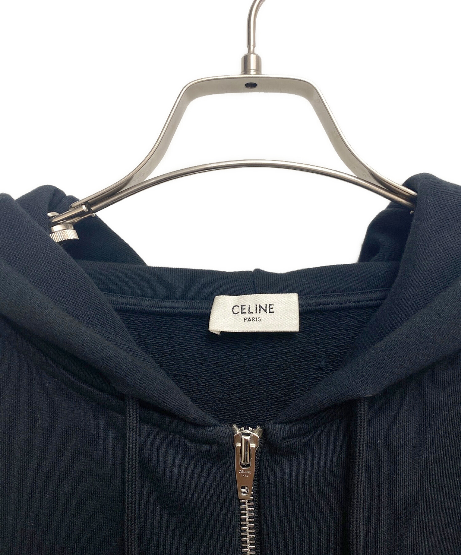 中古・古着通販】CELINE (セリーヌ) パーカー ブラック サイズ:M