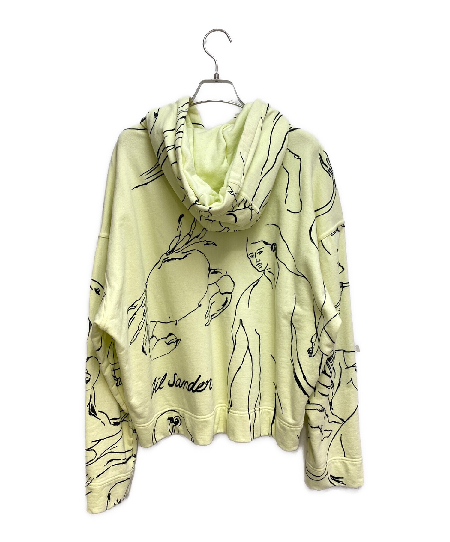 JIL SANDER ジルサンダー パーカー L 黄 【古着】【中古】【送料無料】 中古・古着通販】JIL SANDER (ジルサンダー) 22AW HOODIE SWEATSHIRT
