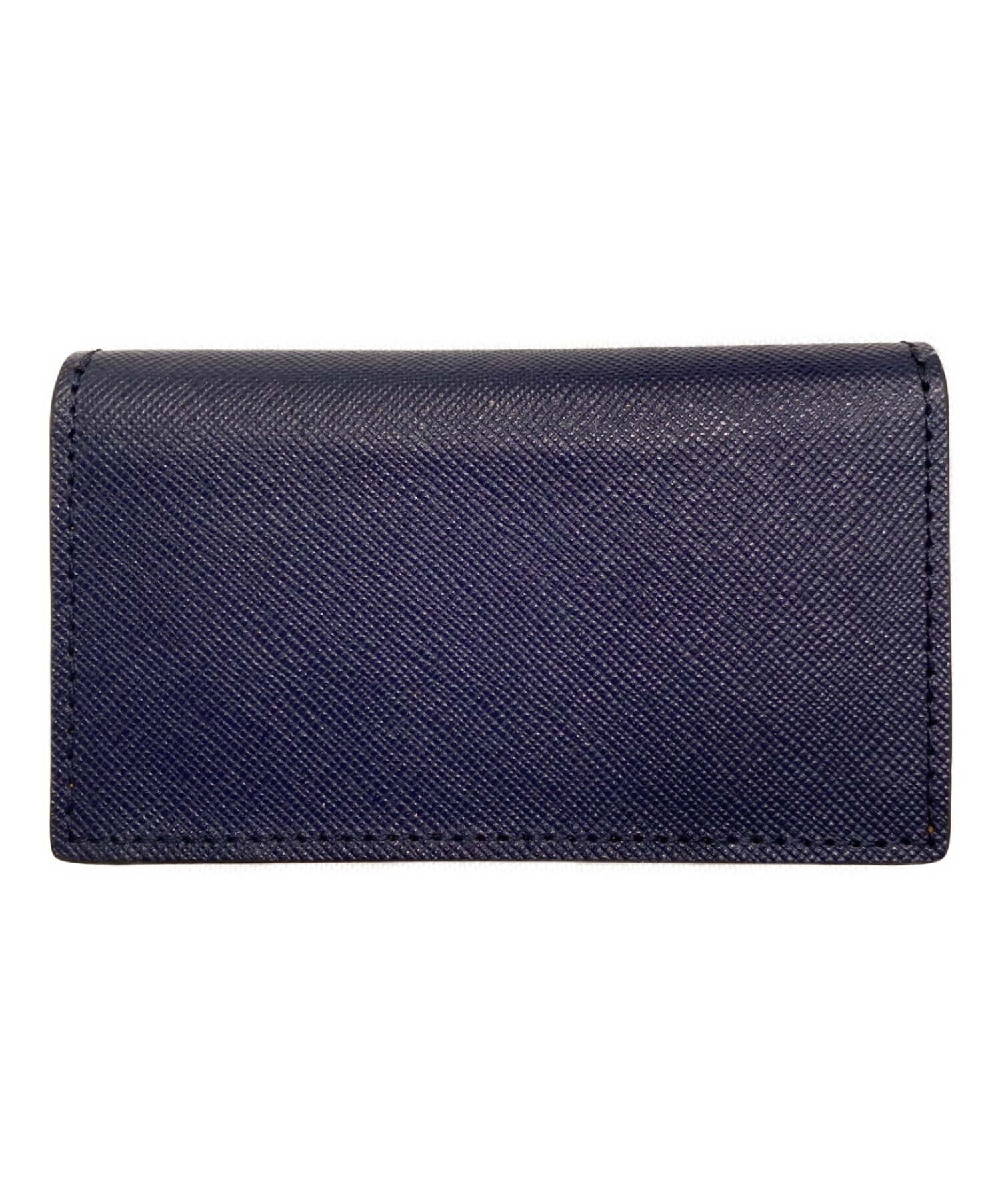 中古・古着通販】MARNI (マルニ) カードケース ネイビー×アイボリー