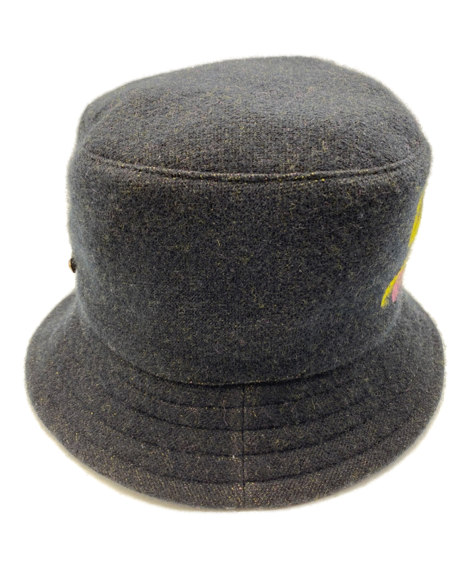 姫ちゃん　クロムハーツ スクロールラベル付きカシミヤバケットハット 姫ちゃん クロムハーツ スクロールラベル付きカシミヤバケットハット