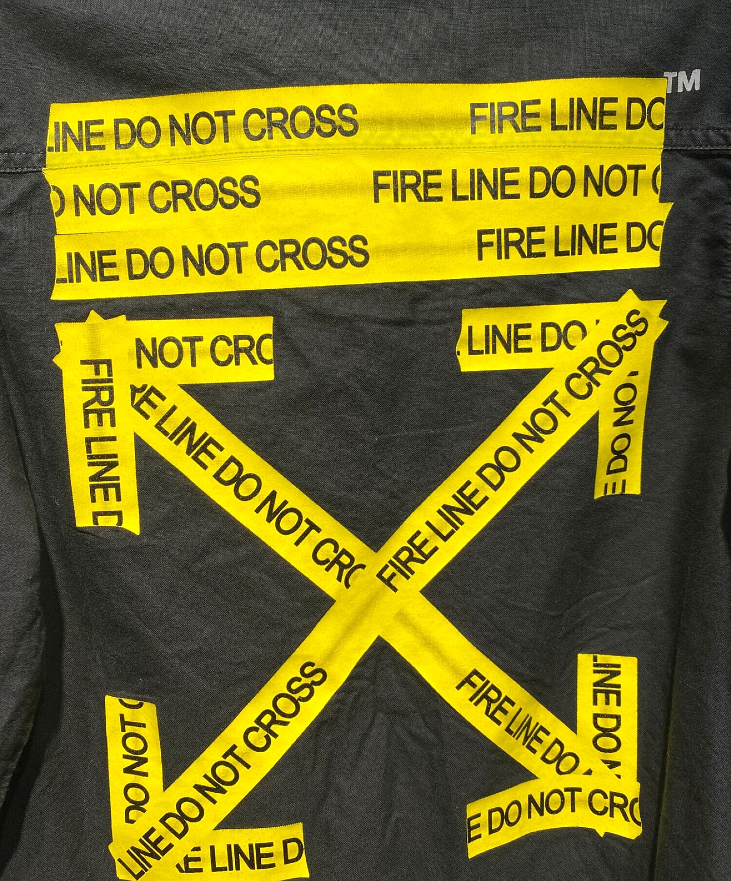 中古・古着通販】OFFWHITE (オフホワイト) ファイヤーテープアイコン 