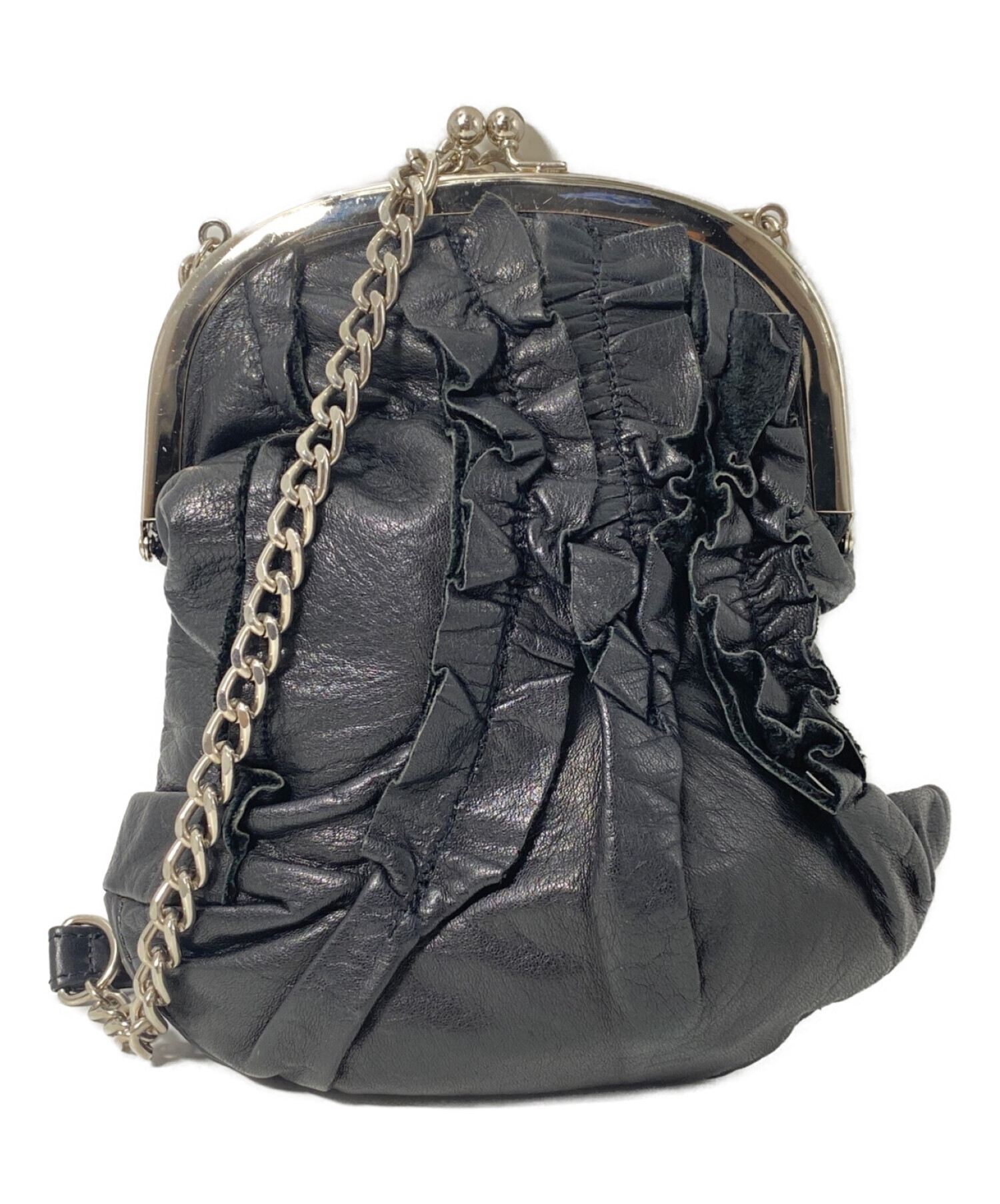 【美品】COMME des GARÇONS tricot がま口バッグ 中古・古着通販】tricot COMME des GARCONS (トリココムデギャルソン