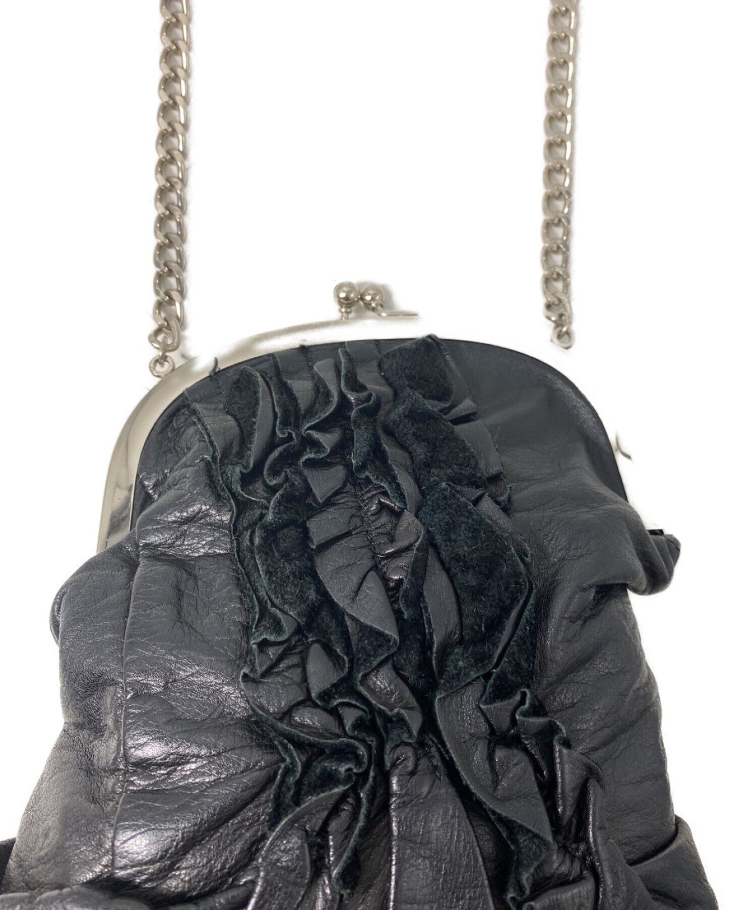 【美品】COMME des GARÇONS tricot がま口バッグ 中古・古着通販】tricot COMME des GARCONS (トリココムデギャルソン