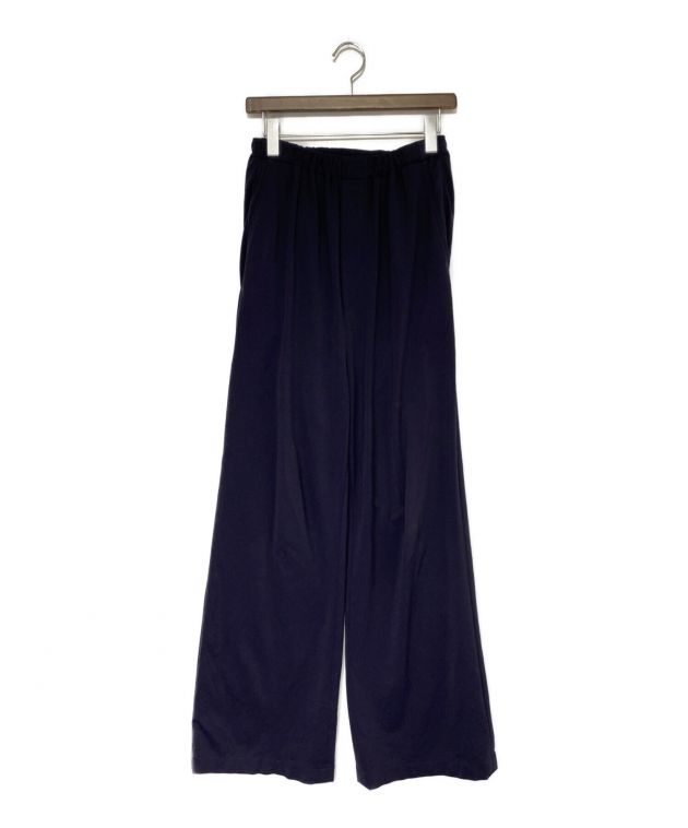 BALENCIAGA ネイビー ワイドパンツ 新品同様 中古・古着通販】BALENCIAGA (バレンシアガ) ジャージパンツ ネイビー