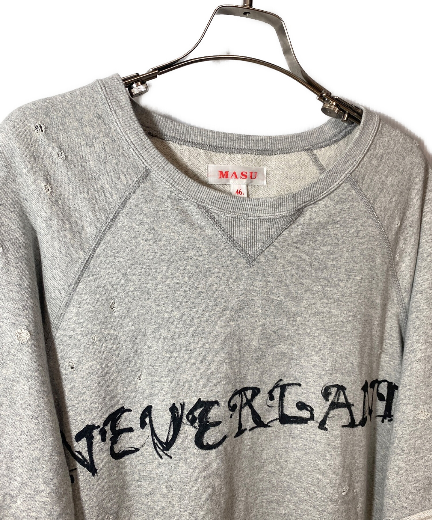 中古・古着通販】masu (エムエーエスユー) NEVERLANDスウェット グレー 