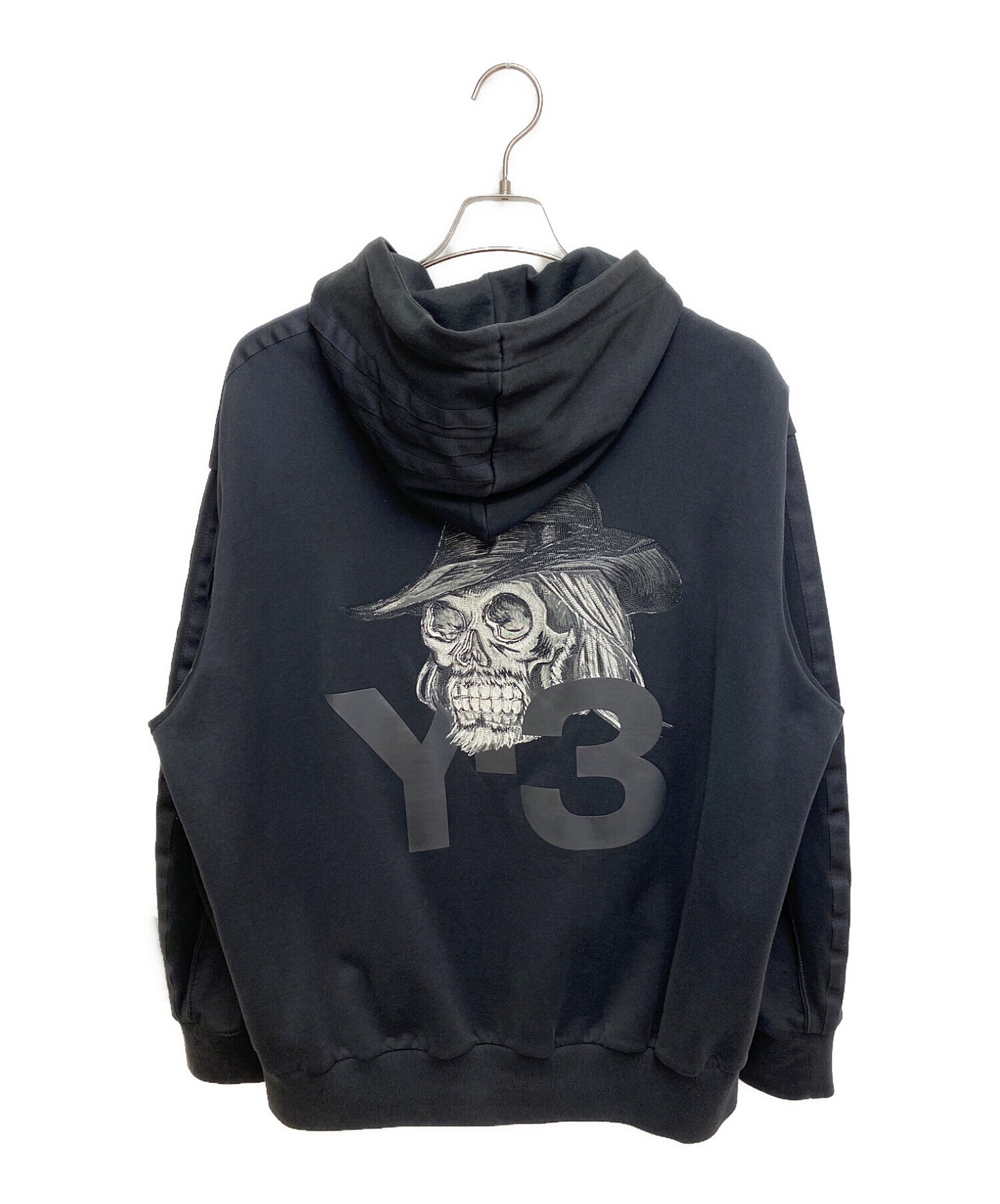 中古・古着通販】Y-3 (ワイスリー) スカルジップアップフーディ 