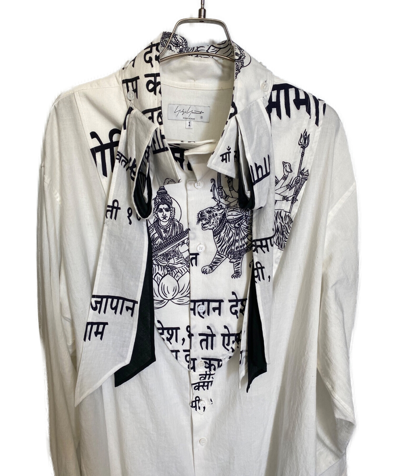 Yohji Yamamoto Pour Homme ストール付 ロング Tシャツ 【公式通販】