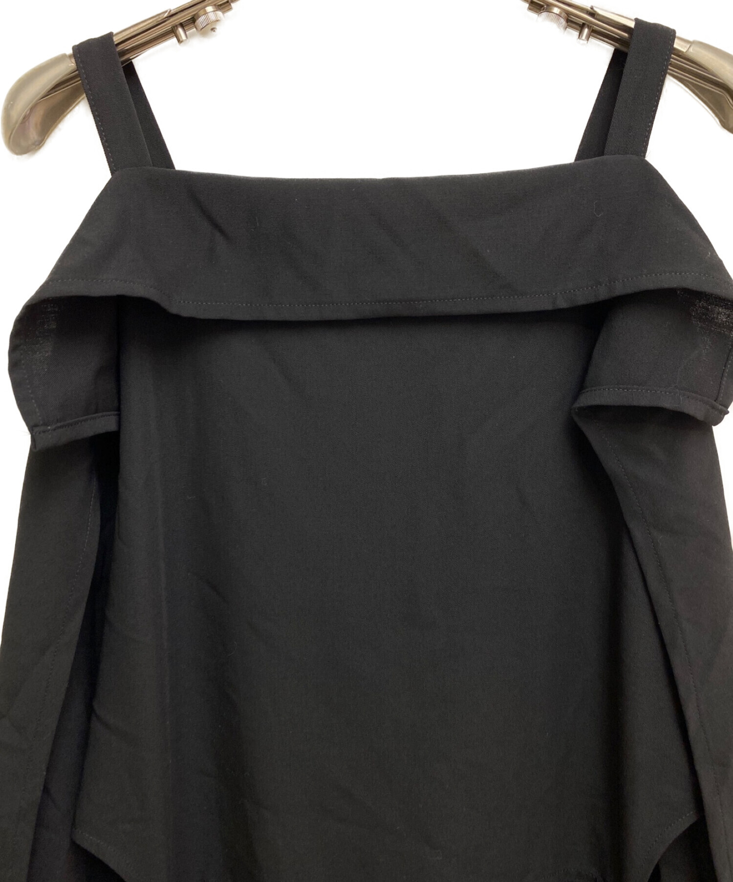 中古・古着通販】LIMI feu (リミフゥ) ウールギャバジン変形ワンピース