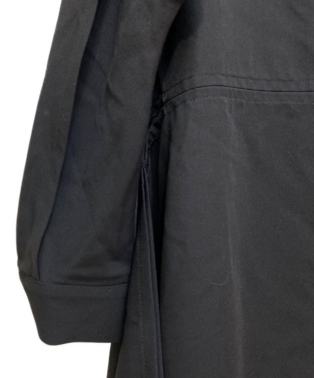 LIMI feu リミフゥ 2011SS ウールギャバ ワンピース 黒 ブラック LIMI feu リミフゥ 2011SS ウールギャバ ワンピース 黒 ブラック