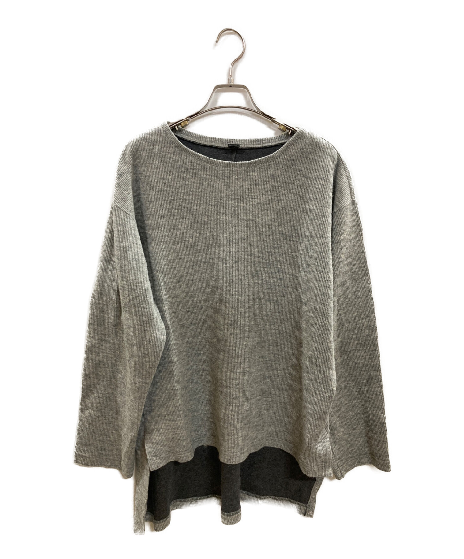 Y\u0027s ワイズ ニット・セーター 2(S位) グレー 古着中古 
