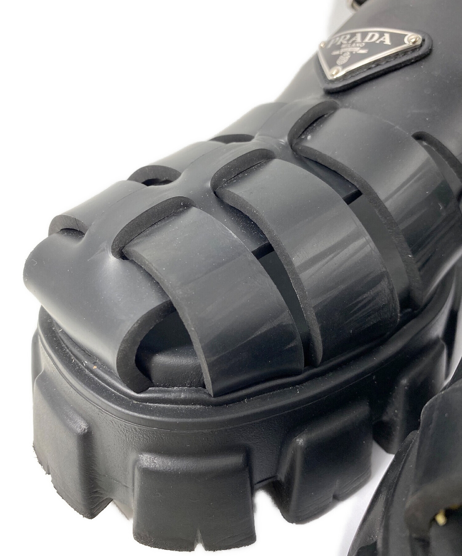 プラダ　モノリス　サンダル　サイズ7 プラダモノリスサンダルサイズ7