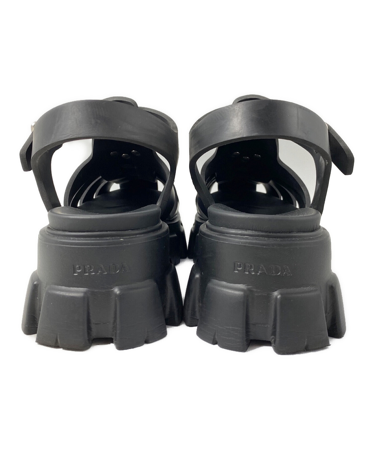 プラダ　モノリス　サンダル　サイズ7 プラダモノリスサンダルサイズ7