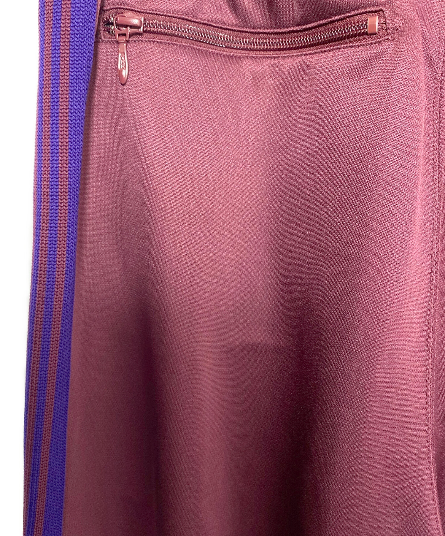中古・古着通販】Needles (ニードルズ) H.D. Track Pant ワインレッド