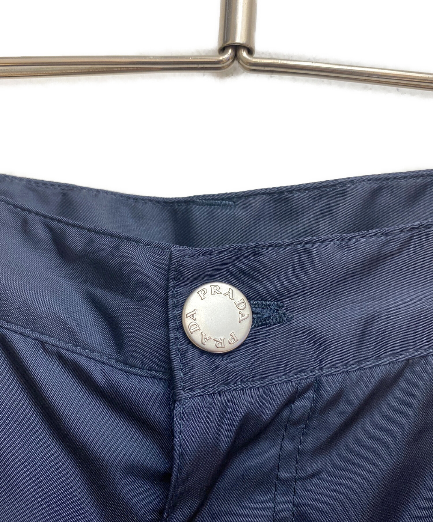 【美品】PRADA RE-NYLON ナイロンカーゴパンツ ネイビー PRADA(プラダ) 「Re-Nylon Cargo Pants」ナイロンパンツSPH243 SPH243