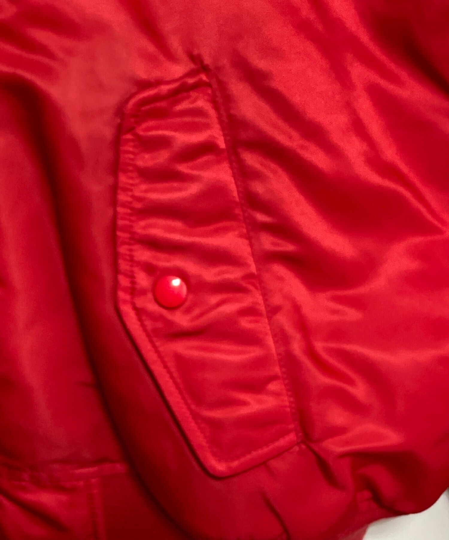 中古・古着通販】VETEMENTS (ヴェトモン) BOMBER JACKET レッド サイズ