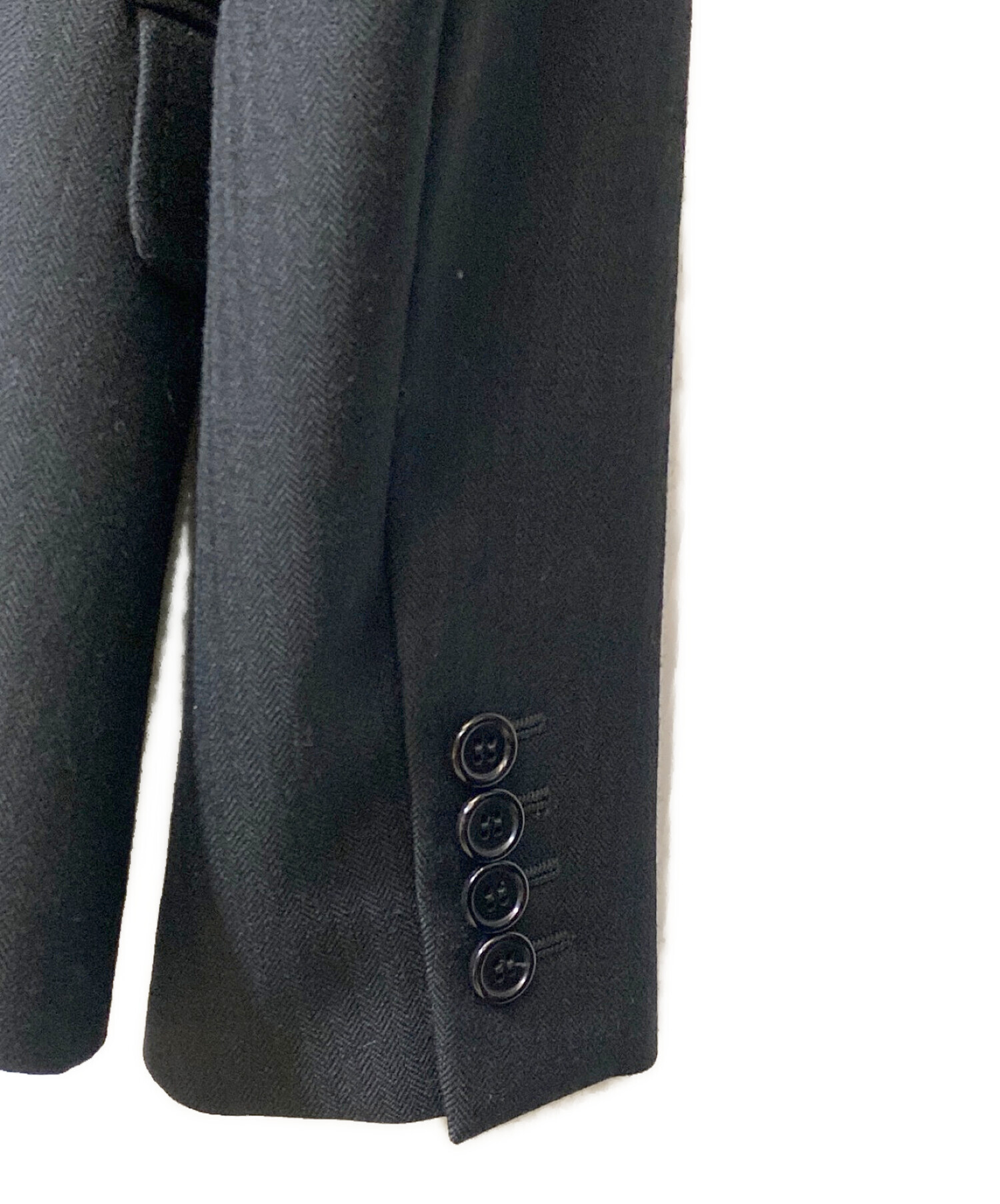 中古・古着通販】Saint Laurent Paris (サンローランパリ) レザー切替 