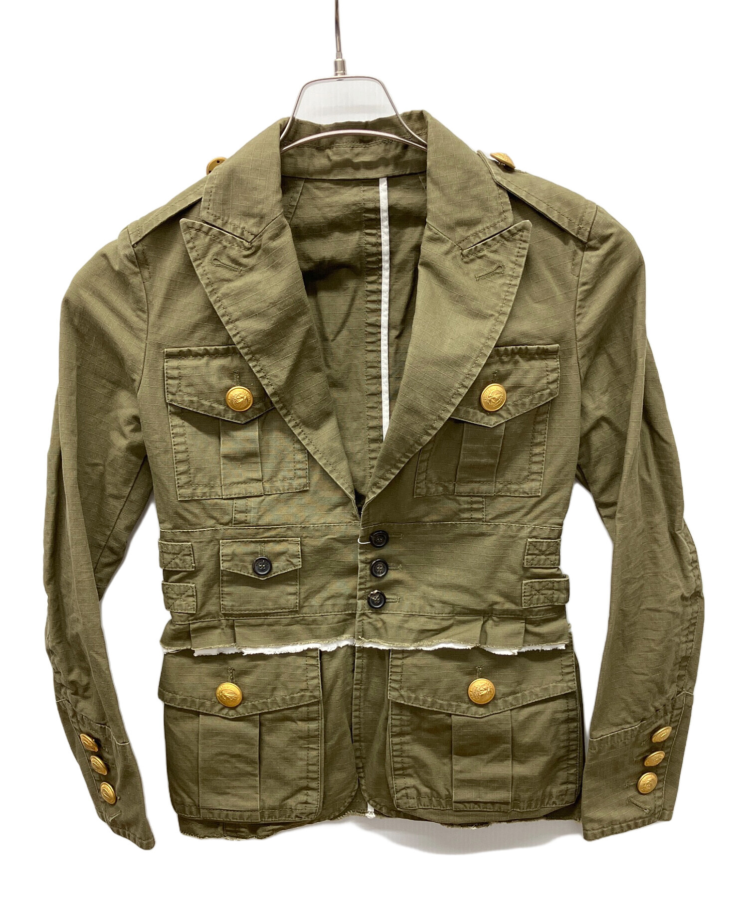 DSQUARED2 ミリタリージャケット ほぼ未使用 中古・古着通販】DSQUARED2 (ディースクエアード) ミリタリー