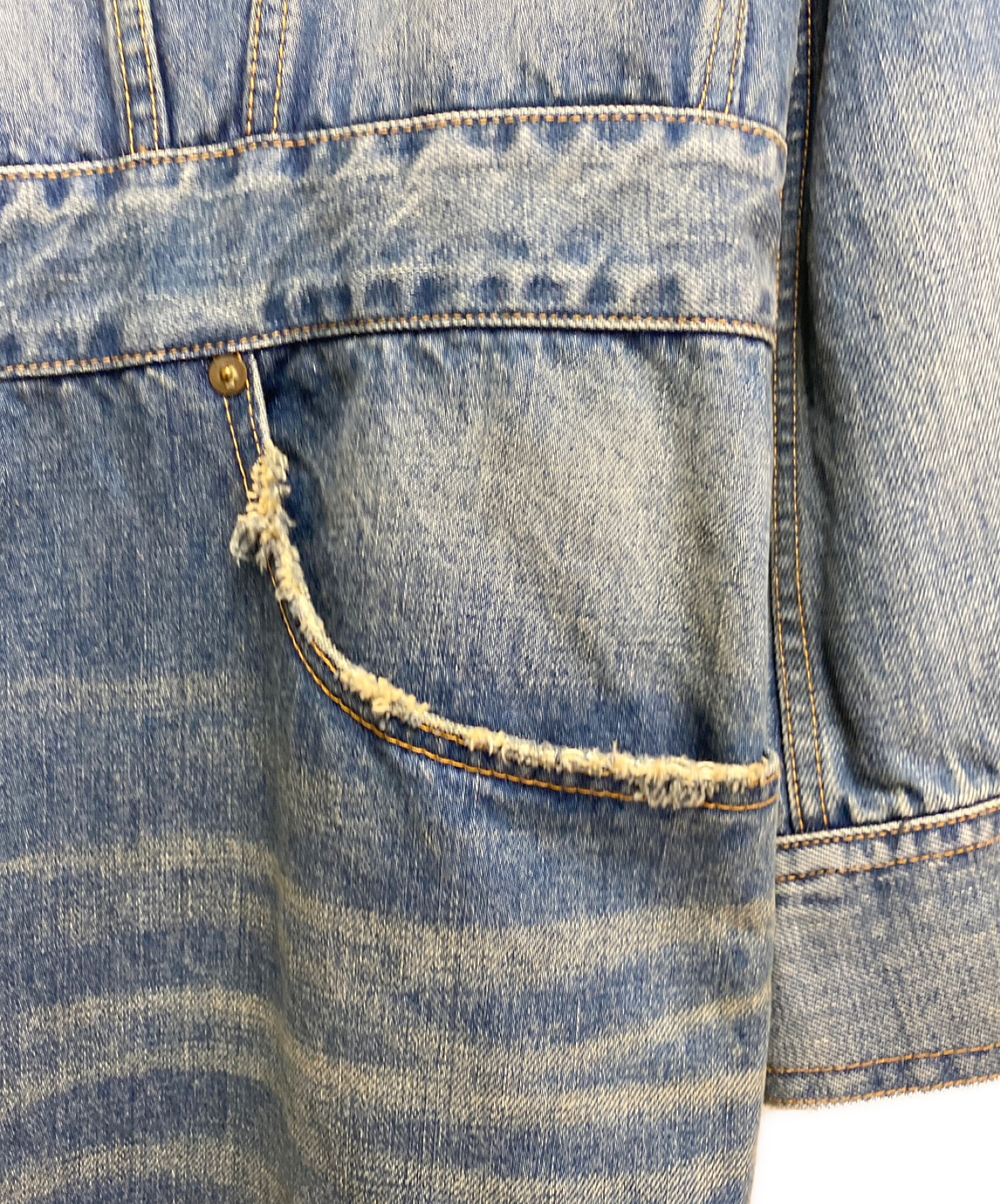 中古・古着通販】kolor (カラー) 22AW 13.5ozデニムジャンプスーツ