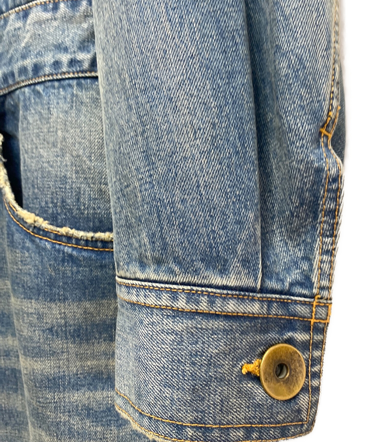 Kolor デニムジャンプスーツ オールインワン 中古・古着通販】kolor (カラー) 22AW 13.5ozデニムジャンプスーツ