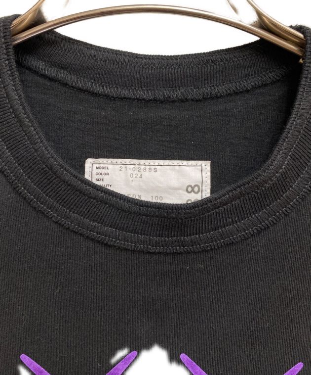 中古・古着通販】sacai (サカイ) KAWS (カウズ) ロゴプリントTシャツ