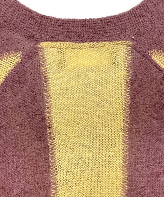 中古・古着通販】UNUSED (アンユーズド) MOHAIR CARDIGAN イエロー