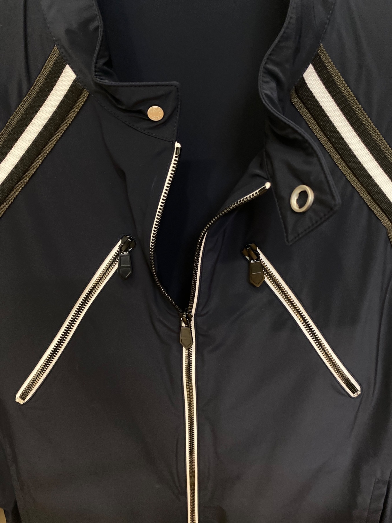 中古・古着通販】HERMES (エルメス) ジップアップナイロンジャケット 