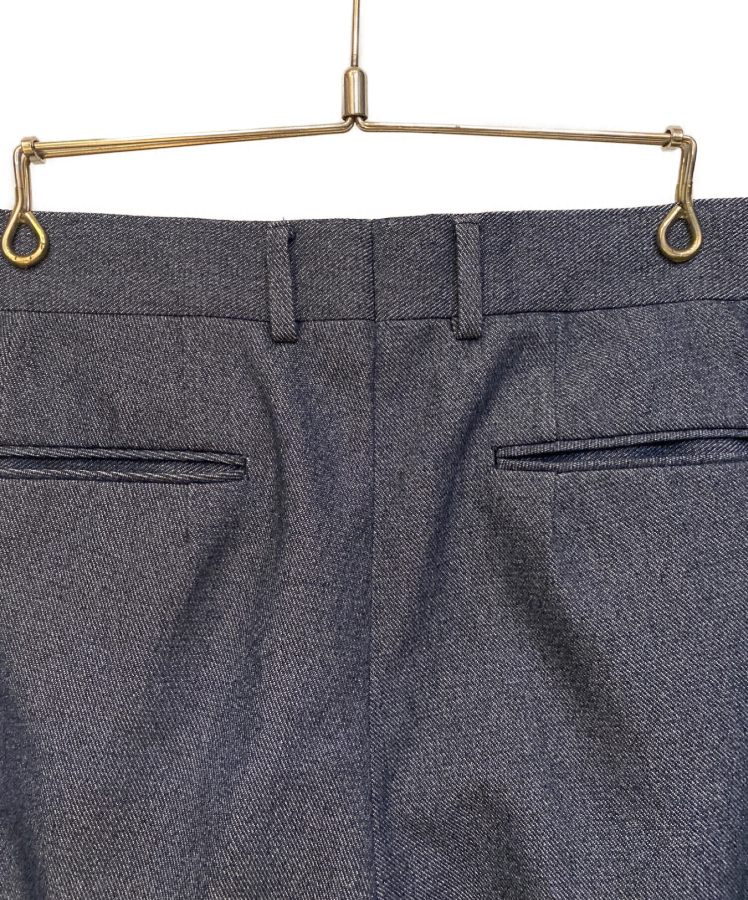 中古・古着通販】NEAT (ニート) 2タックデニムトラウザーズ ネイビー 