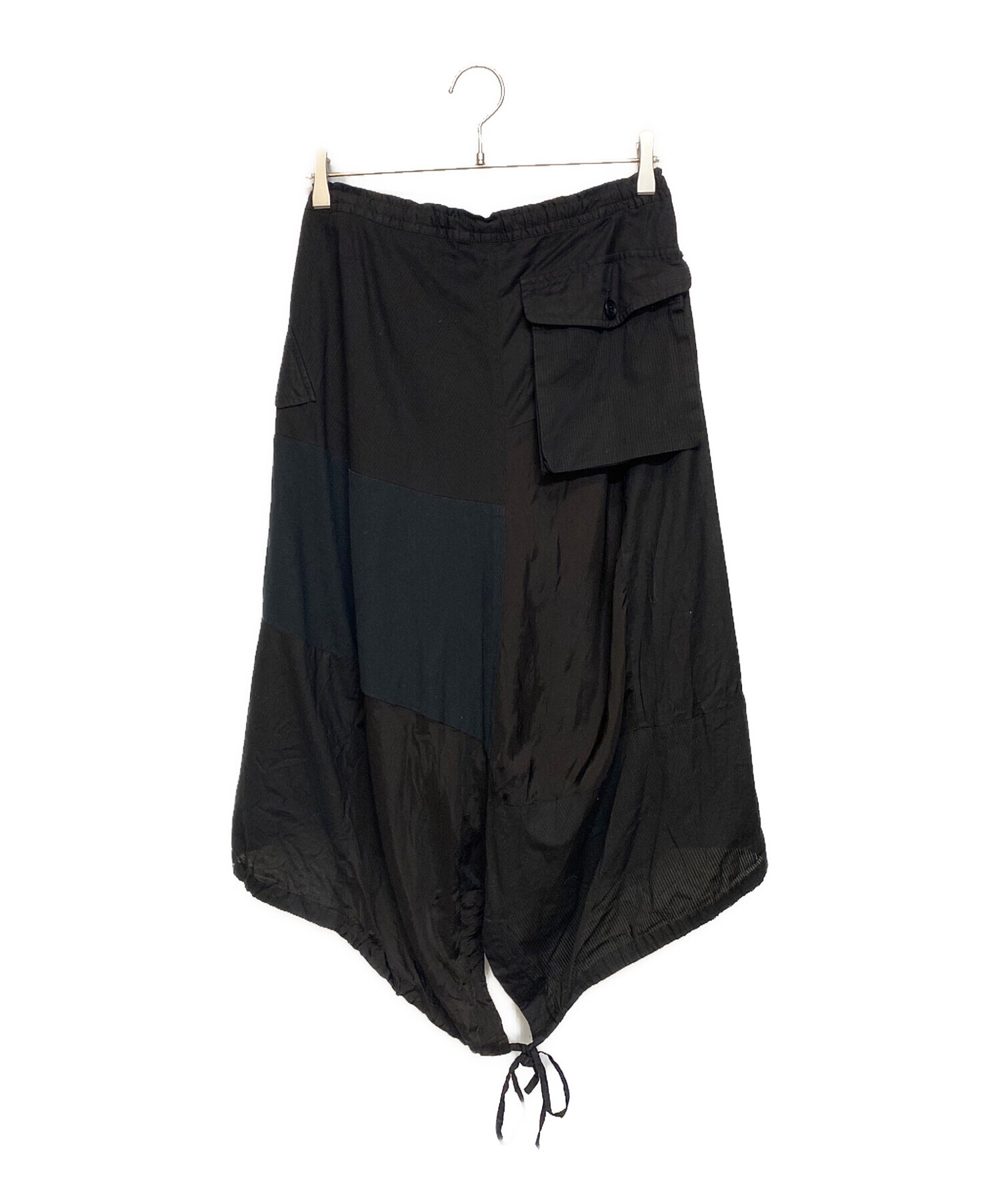 中古・古着通販】Y's (ワイズ) パネル切替スカート ブラック サイズ:1